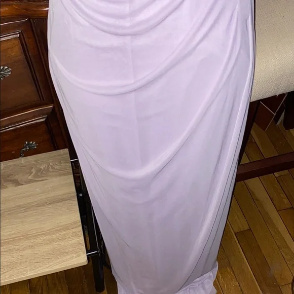 David's Bridal Elegant Lavender Dress - Picture 3 of 11